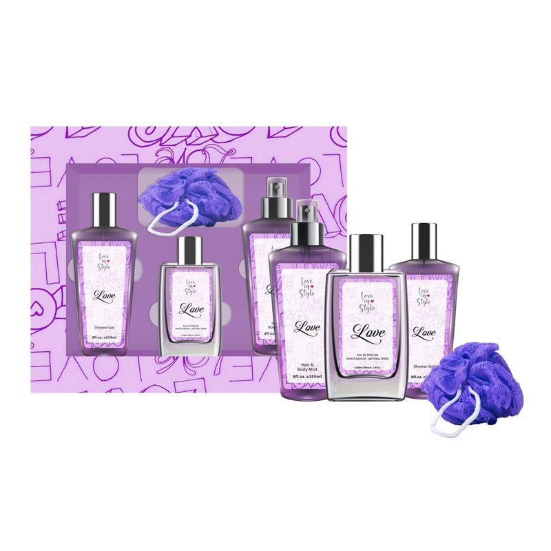 Love In Style Love Bath Set For Unisex - 3021011020877 - www.xscent.shop