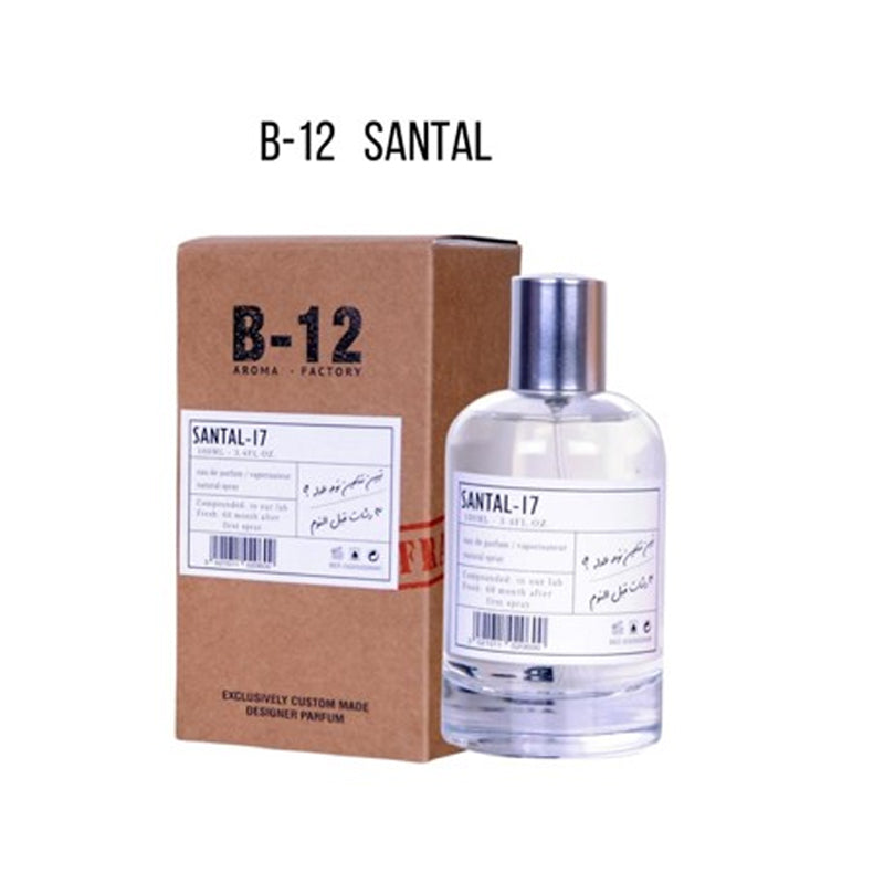 B12 SANTAL EDP For Unisex - 100ml - 3021011020600 - www.xscent.shop