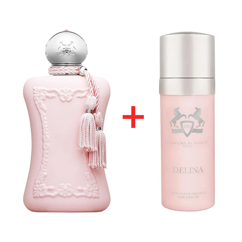 Parfums De Marly Delina EDP For Her With Parfums De Marly Delina Hair Mist - 75ml - PDM-LPM0006+PDM-LPM4006 - www.xscent.shop