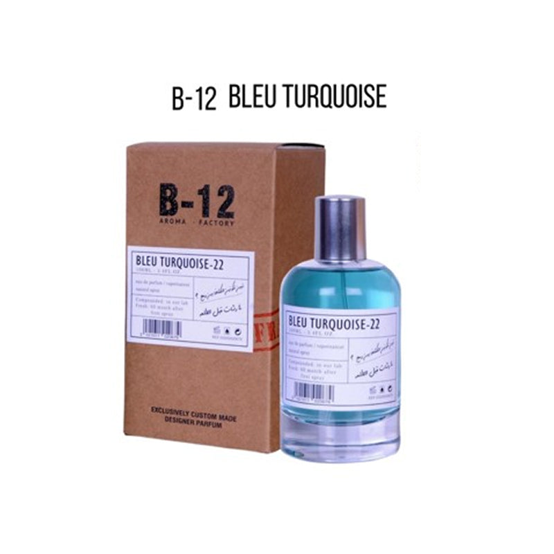 B12 BLEU TURQUOISE EDP For Unisex - 100ml - 3021011020679 - www.xscent.shop