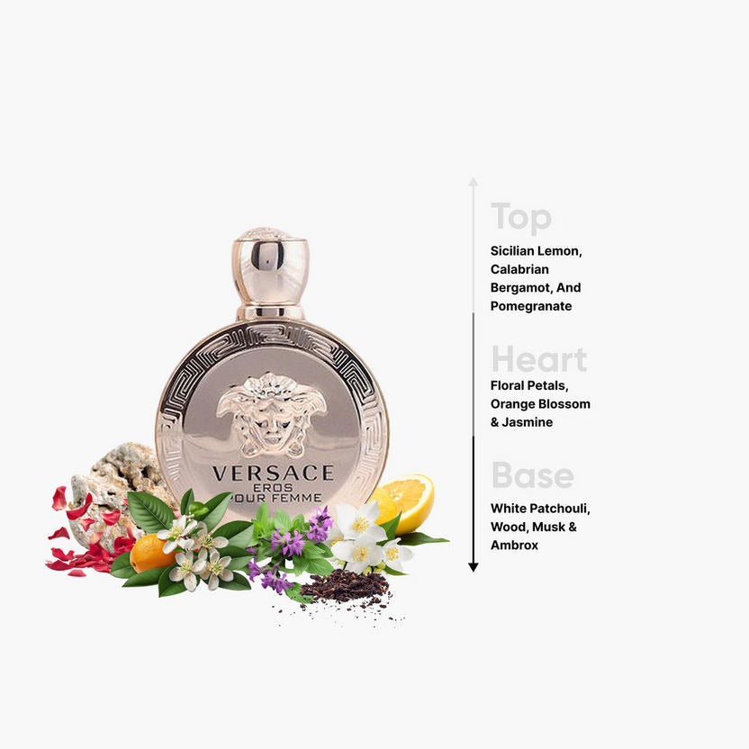 Versace Eros Pour Femme EDT For Her - 100 ml -  - www.xscent.shop
