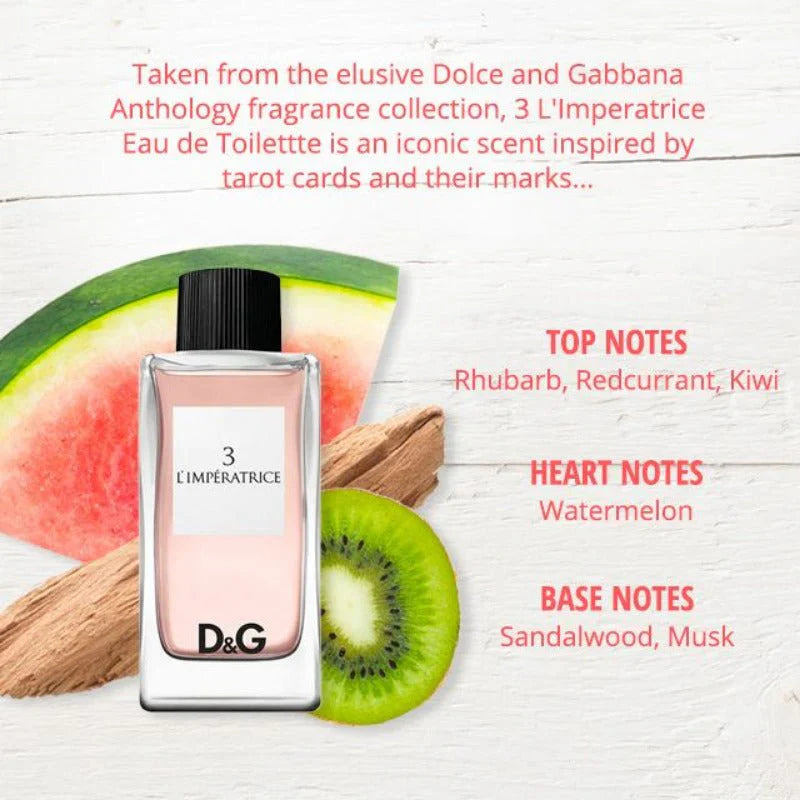 Dolce & Gabbana 3 L'Imperatrice EDT For Her - 125 ml - www.xscent.shop