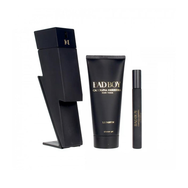 Carolina Herrera Bad Boy Le Parfum 3pcs Gift Set For Him - 100 ml - 8411061033920 - www.xscent.shop