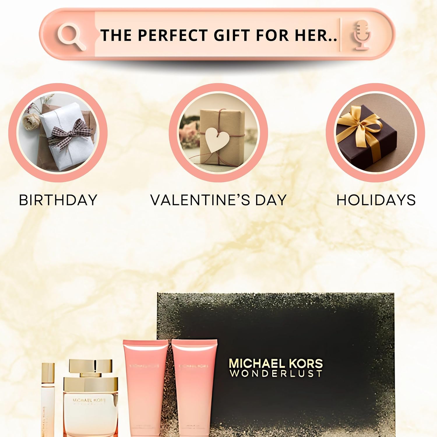 Michael Kors Wonderlust Gift Set For Her - 4 Pc Gift Set -  - www.xscent.shop