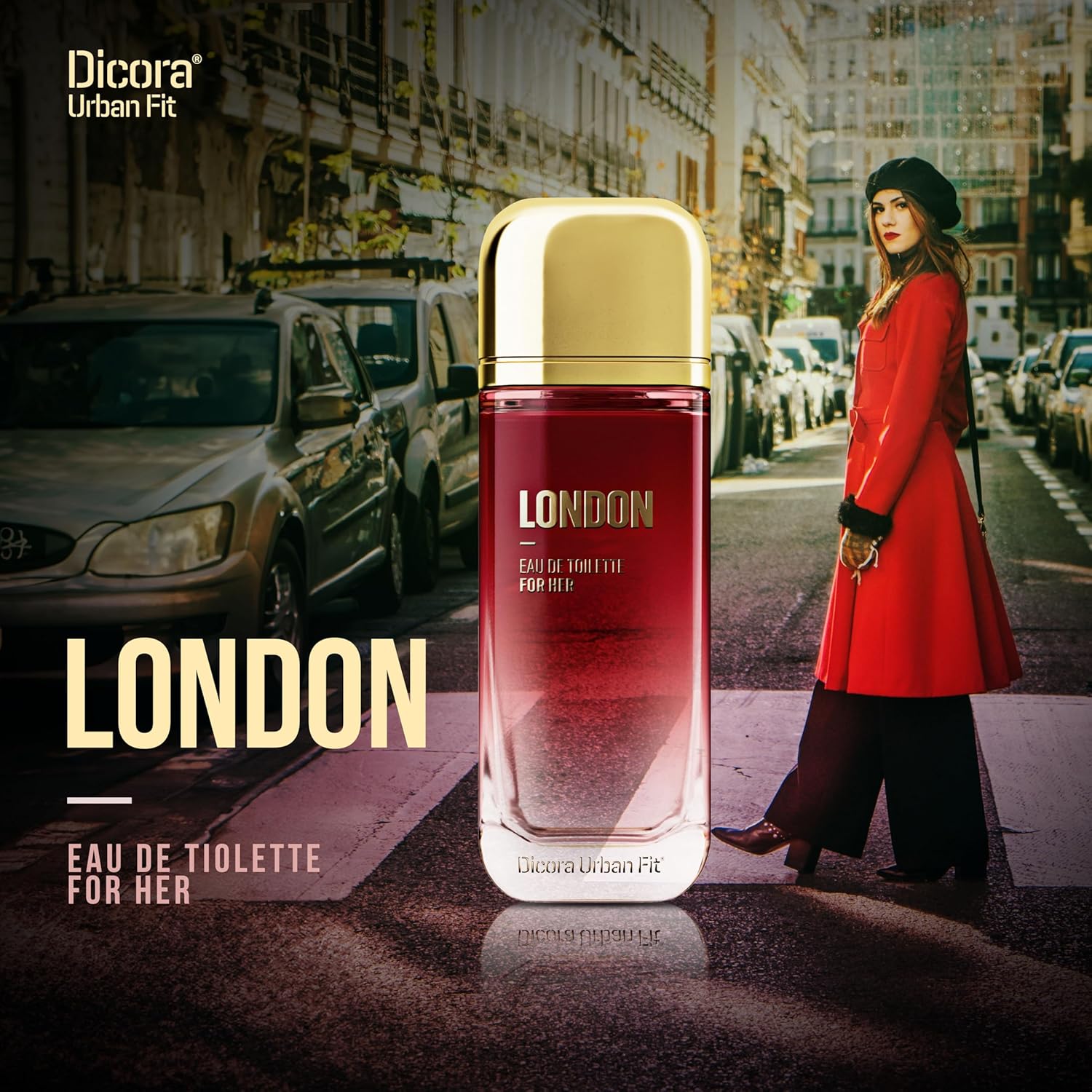 Dicora Urban Fit London EDT For Her - 150 ml -  - www.xscent.shop