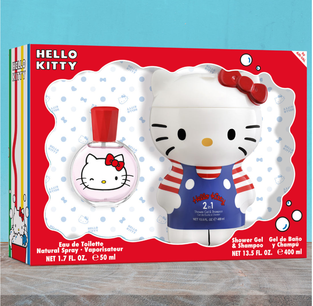 Hello Kitty Gift Set EDT For Her - 50 ml + 2D Shower Gel & Shampoo 2 in 1 - 400 ml -  - www.xscent.shop