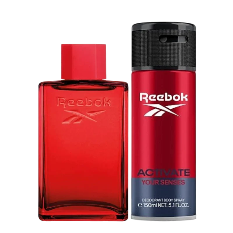 Reebok Inspire Activate Your Senses Gift Set EDT For Him -  - www.xscent.shop