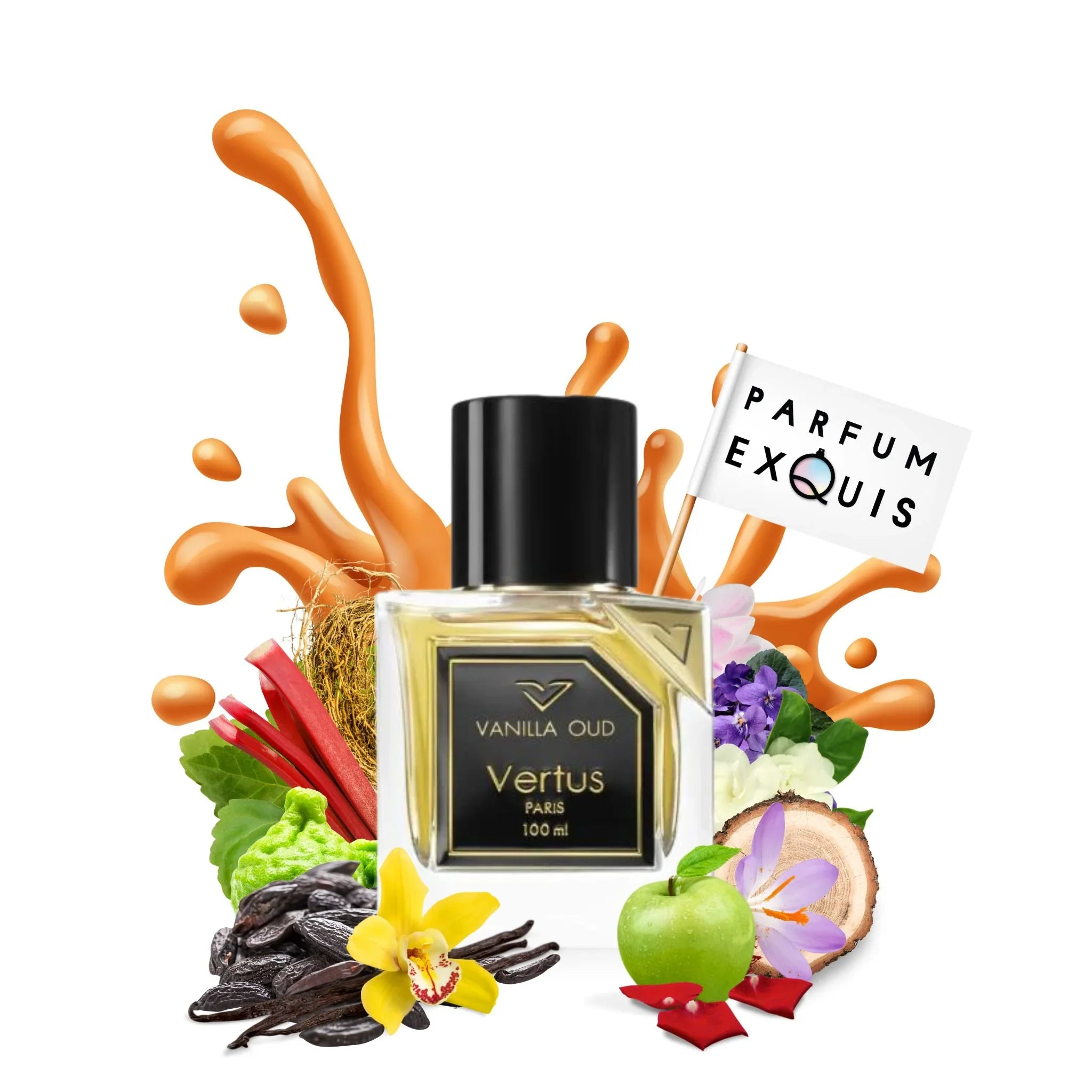 Vertus Paris Vanilla Oud EDP For Unisex - 100 ml -  - www.xscent.shop