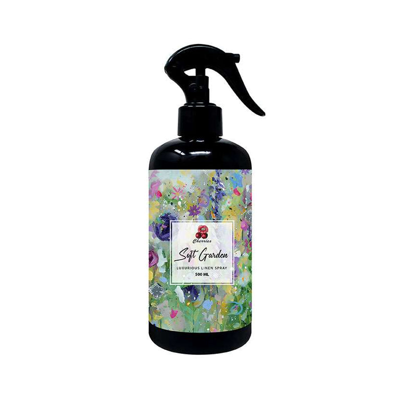 Cherries Luxurious Linen Spray Soft Garden - 500 ml - 5010320190195 - www.xscent.shop
