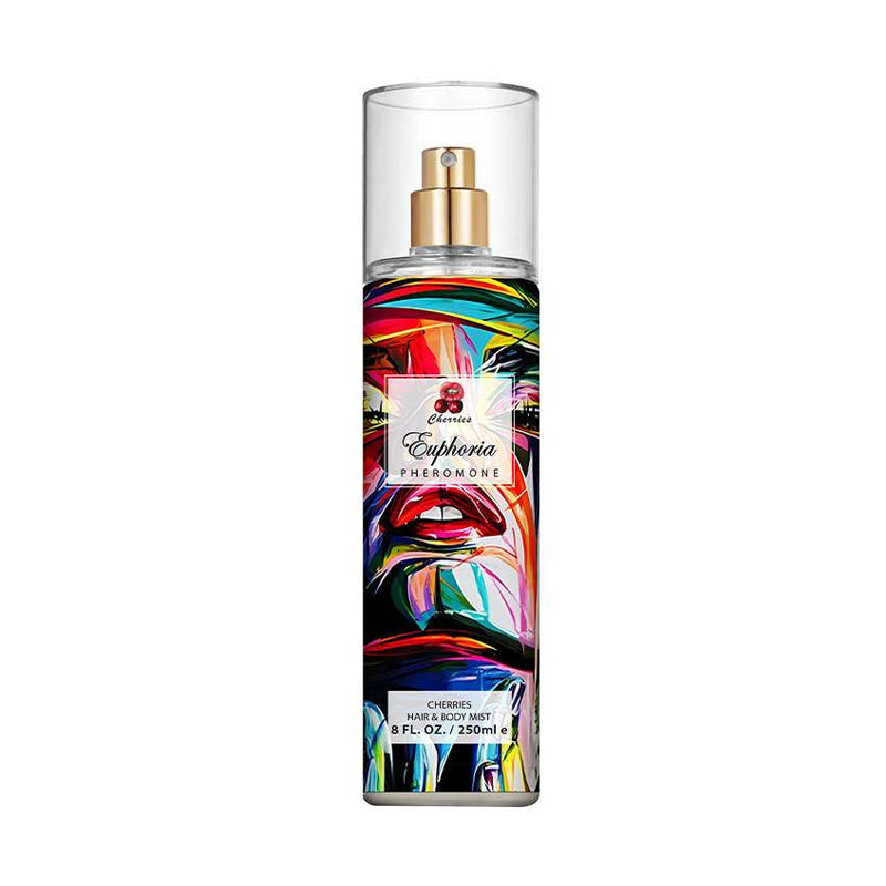 Cherries Hair & Body Mist Pheromone Euphoria- 250 ml - 5010320190263 - www.xscent.shop