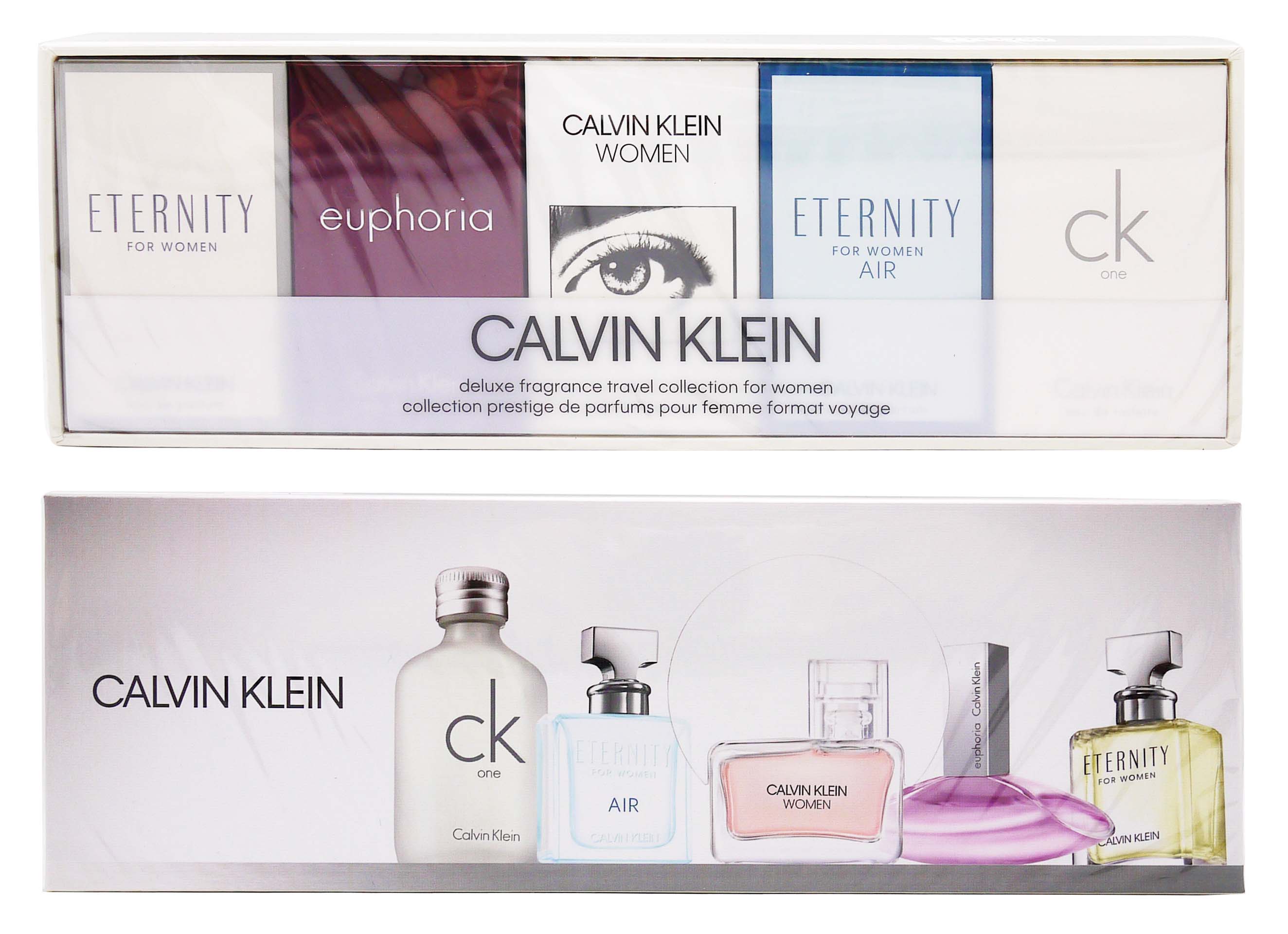 Calvin Klein Deluxe Fragrance Travel Collection For Her - 5 pcs -  - www.xscent.shop
