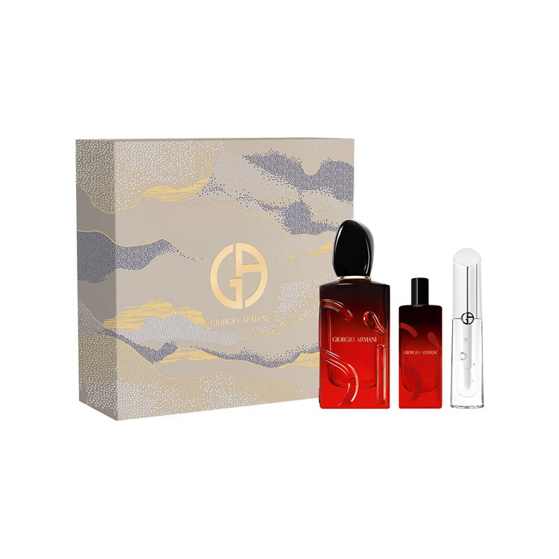 Giorgio Armani Sì Passione Intense & Prisma Glass Gift Set - 2382-Set - www.xscent.shop