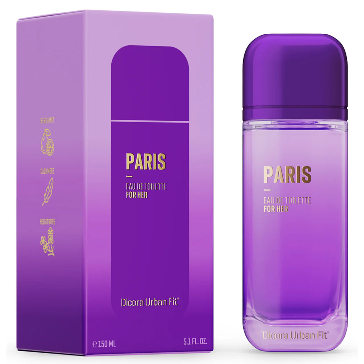 Dicora Urban Fit Paris EDT For Her - 150 ml -  - www.xscent.shop