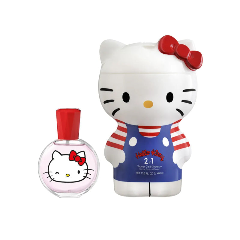 Hello Kitty Gift Set EDT For Her - 50 ml + 2D Shower Gel & Shampoo 2 in 1 - 400 ml - 8411114092461 - www.xscent.shop
