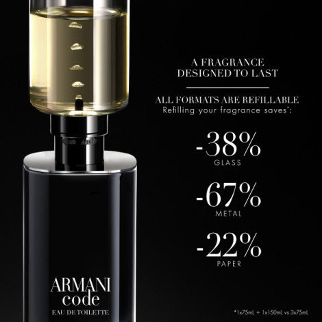 Giorgio Armani Armani Code EDT For Him - 125 ml -  - www.xscent.shop