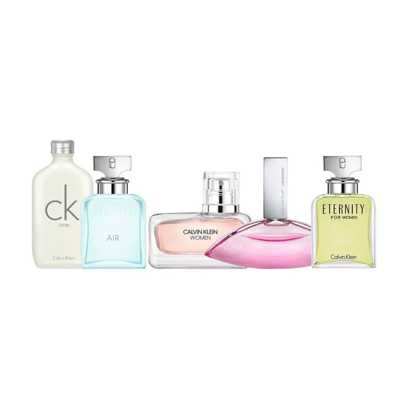 Calvin Klein Deluxe Fragrance Travel Collection For Her - 5 pcs - 3614229407099 - www.xscent.shop