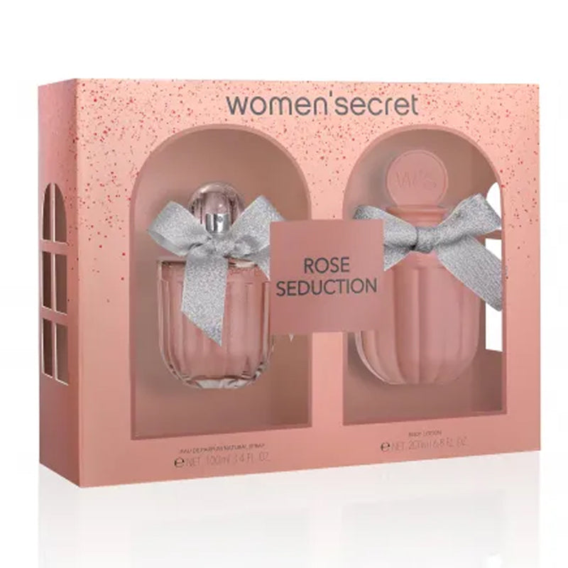 Women’Secret Rose Seduction Set 100 ml EDP + Body Lotion 200 ml - 8436581940084 - www.xscent.shop