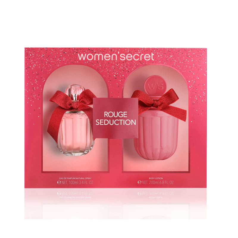 Women’Secret Rouge Seduction Set EDP 100ml + Body Lotion 200ml for Her - 8436581949483 - www.xscent.shop