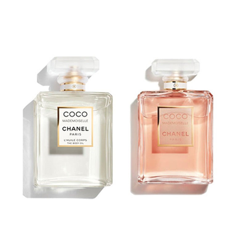 Chanel Coco Mademoiselle Perfume Set - 2 Pcs (Eau De Parfum 50ml And Spray Body Oil 100ml) - 3145891006223 - www.xscent.shop