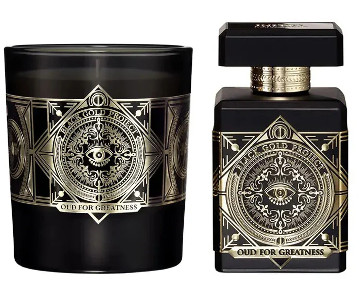 Initio Oud For Greatness EDP 90ml Spray Unisex + Candle 180gm - www.xscent.shop