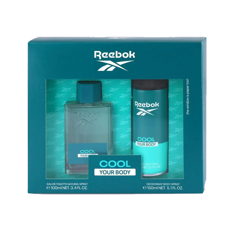 Reebok Cool Set for Him Eau De Toilette 100ml + Body Spray 150ml - 8436581946277 - www.xscent.shop