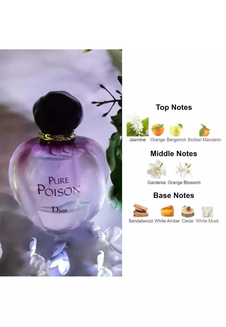 Dior Pure Poison Eau De Parfum for Her - 50 ml -  - www.xscent.shop