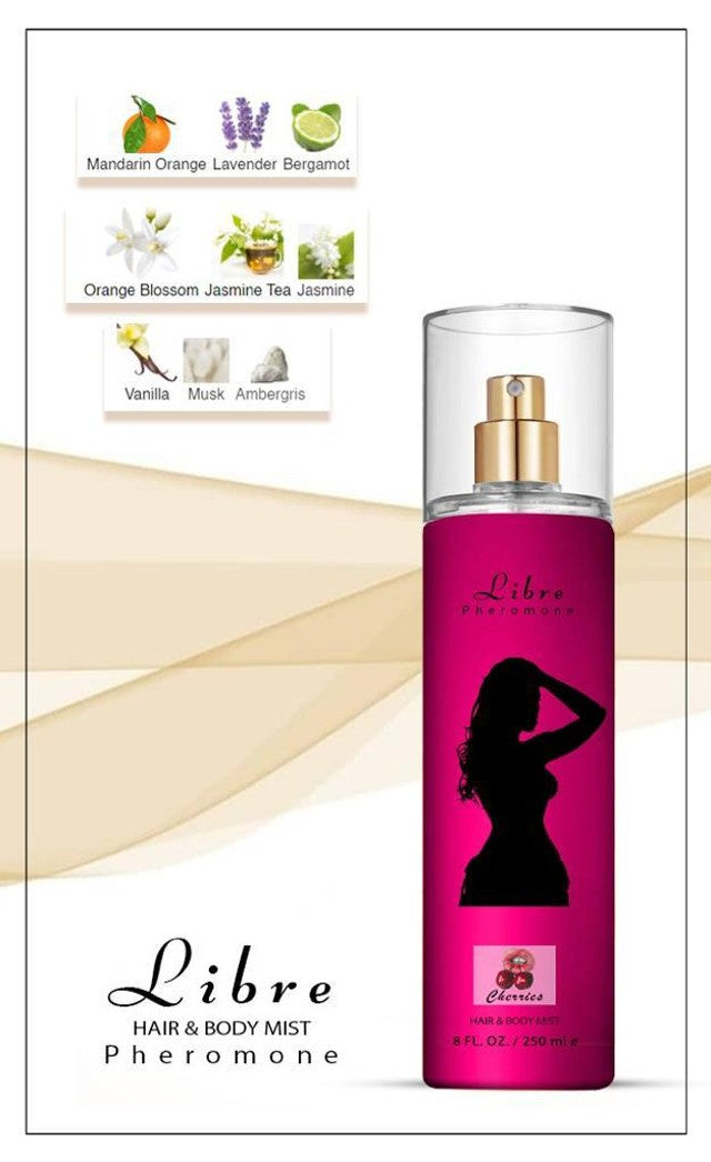 Cherries Hair & Body Mist Libre Pheromone - 250 ml -  - www.xscent.shop