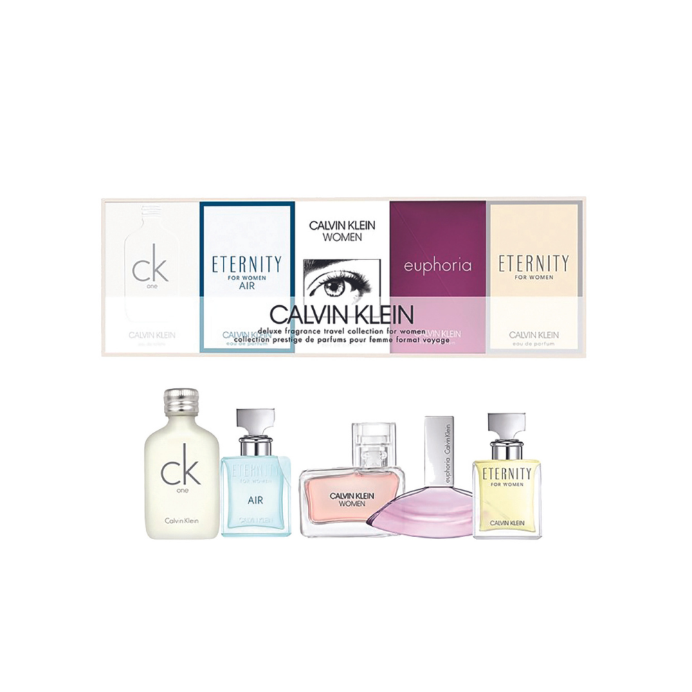 Calvin Klein Deluxe Fragrance Travel Collection For Her - 5 pcs -  - www.xscent.shop