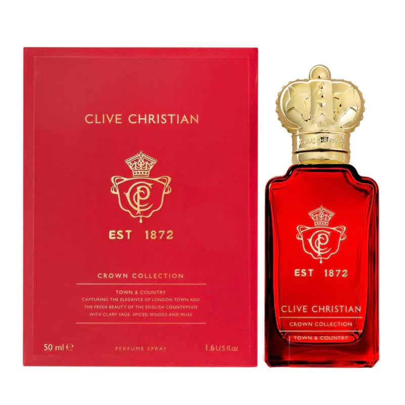 Clive Christian Crown Collection Town & Country EDP For Unisex - 50 ml -  - www.xscent.shop
