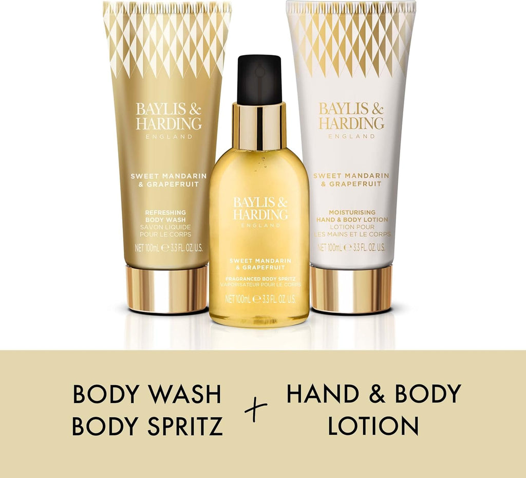Baylis & Harding Sweet Mandarin &amp; Grapefruit Luxury Gift Set -  - www.xscent.shop