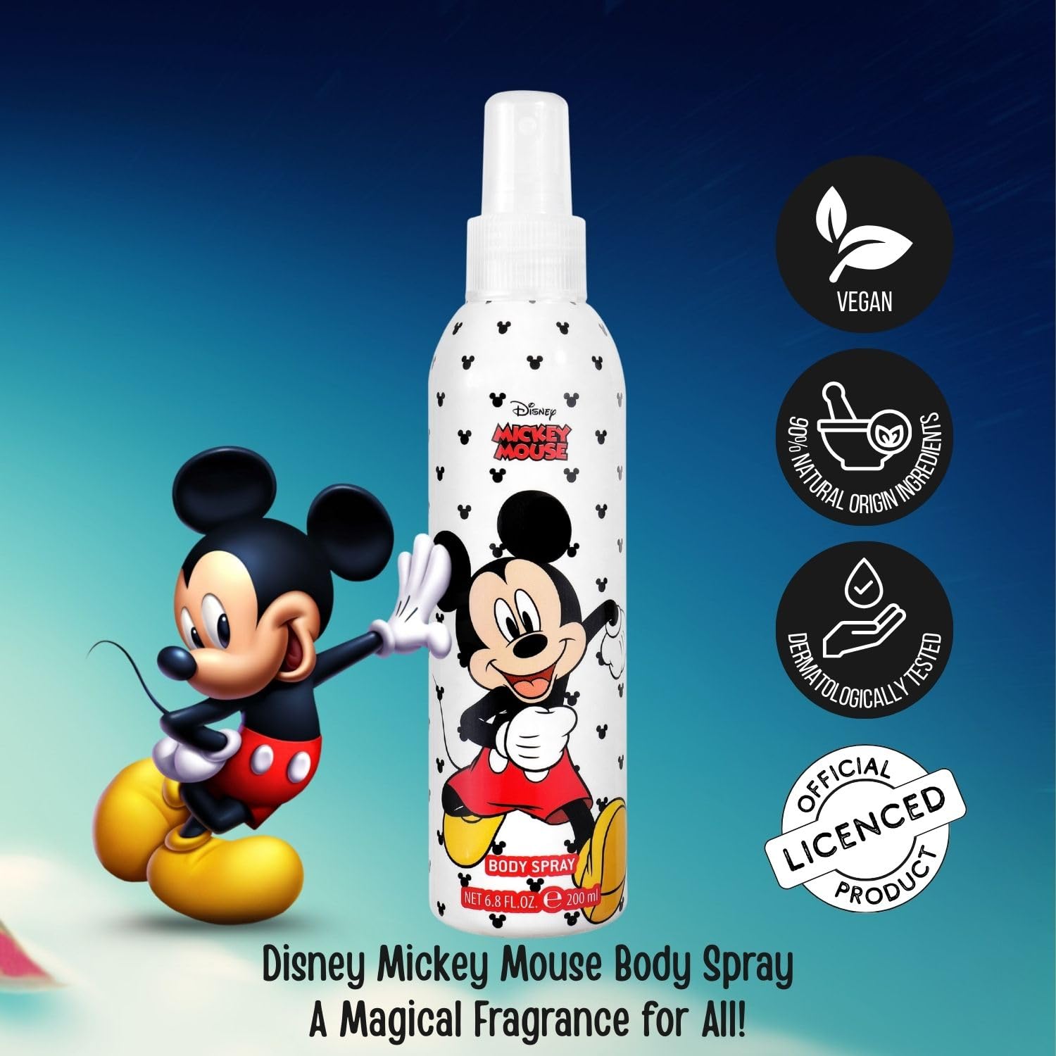Disney Mickey Body Spray For Him - 200 ml -  - www.xscent.shop