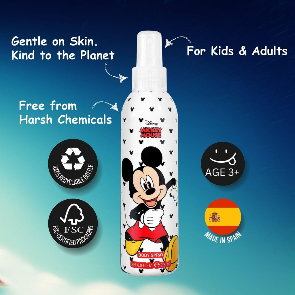 Disney Mickey Body Spray For Him - 200 ml -  - www.xscent.shop