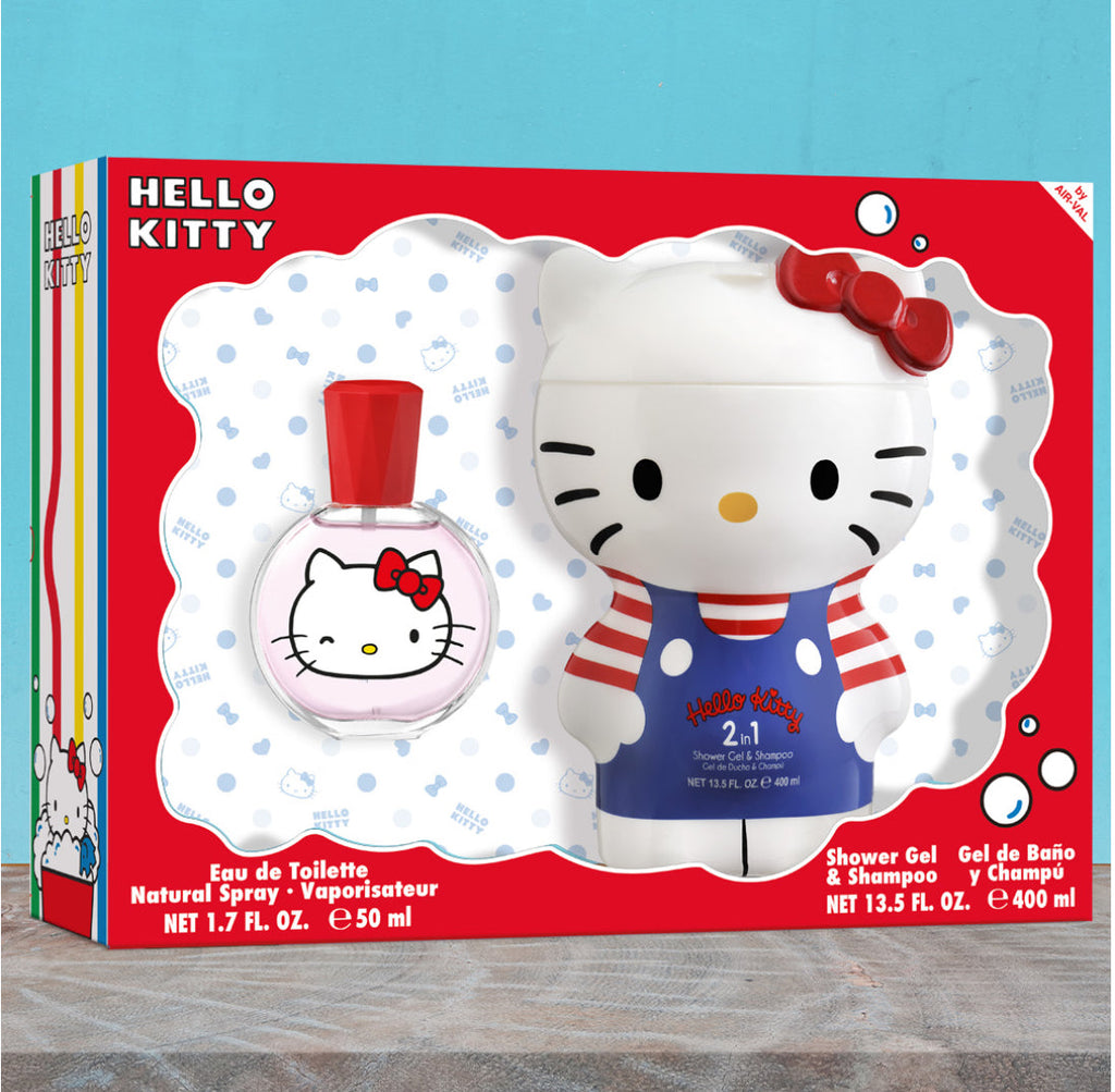 Hello Kitty Gift Set EDT For Her - 50 ml + 2D Shower Gel & Shampoo 2 in 1 - 400 ml -  - www.xscent.shop