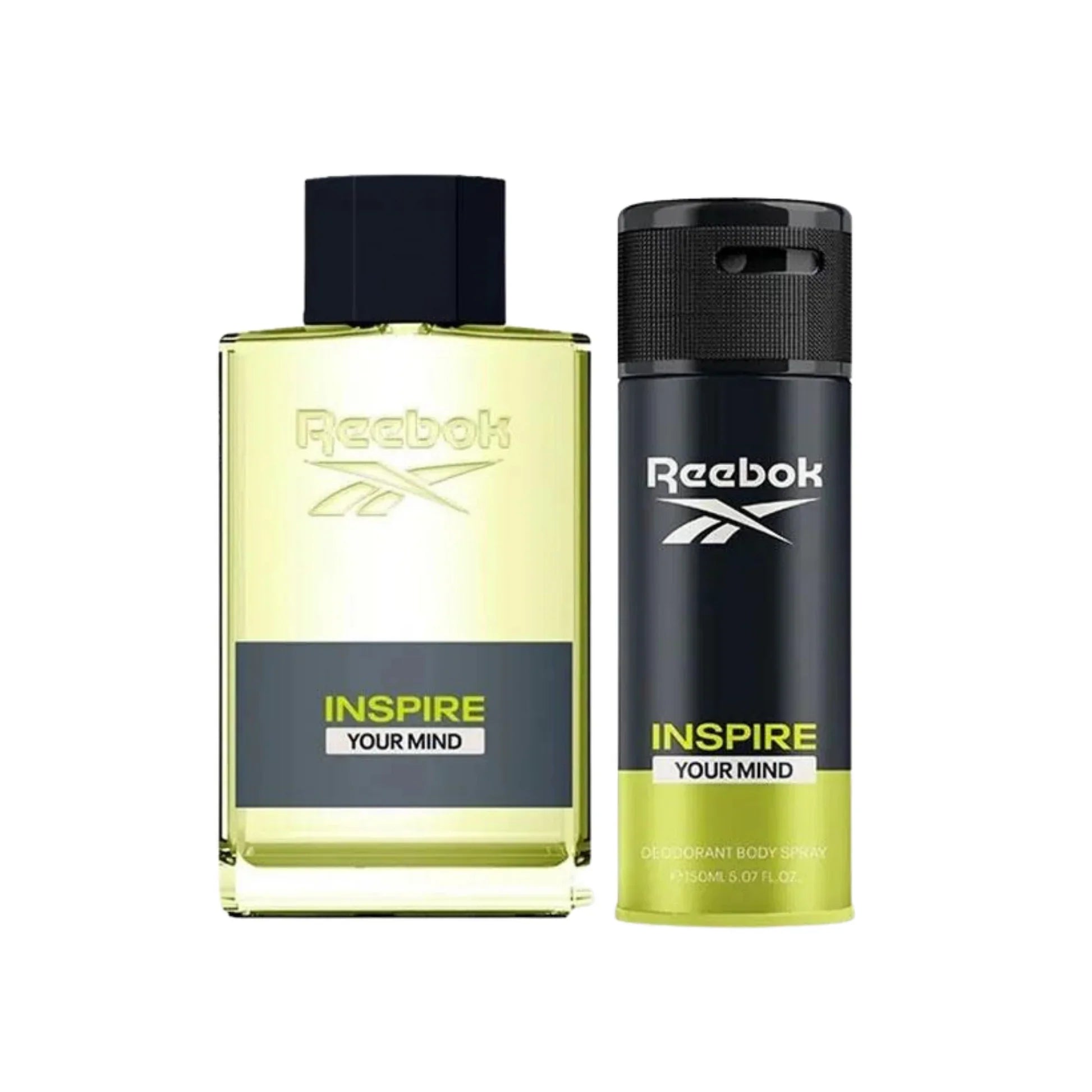 Reebok Inspire Your Mind Set EDT 100 ml + Body Spray 150 ml For Men -  - www.xscent.shop