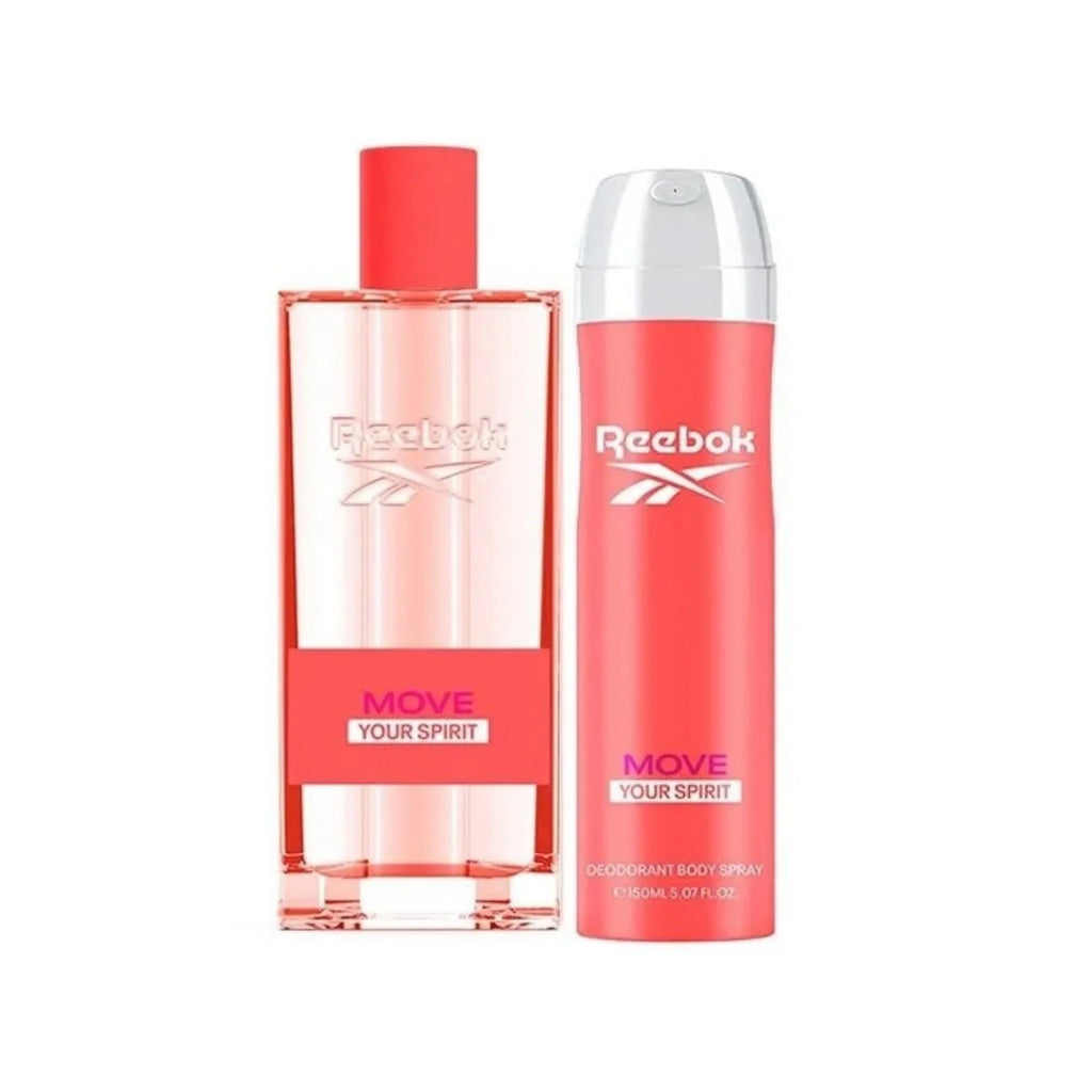Reebok Move Your Spirit for Women Set EDT 100 ml + Body Spray 150 ml -  - www.xscent.shop