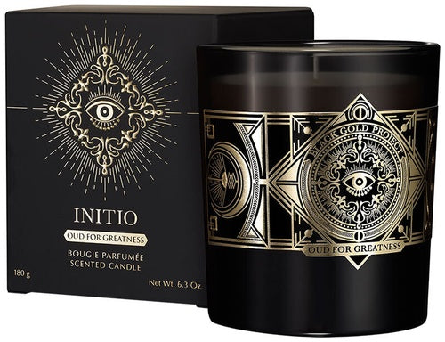 Initio Oud For Greatness EDP 90ml Spray Unisex + Candle 180gm - www.xscent.shop