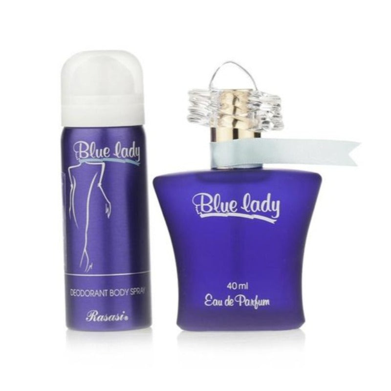 Rasasi Blue for Lady and Deo For Women Eau De Parfum 40ml - 614514140017 - www.xscent.shop